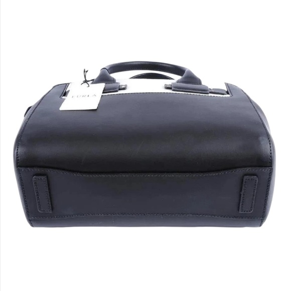 Furla Black and White Handbag. - Picture 7 of 11